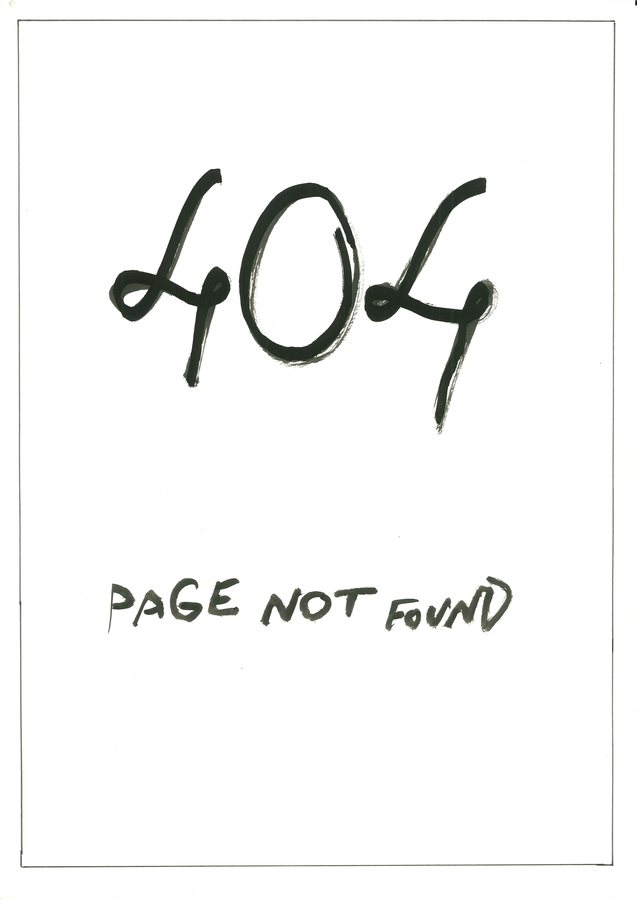 Josef Knoll, 404 Page not found, 2019