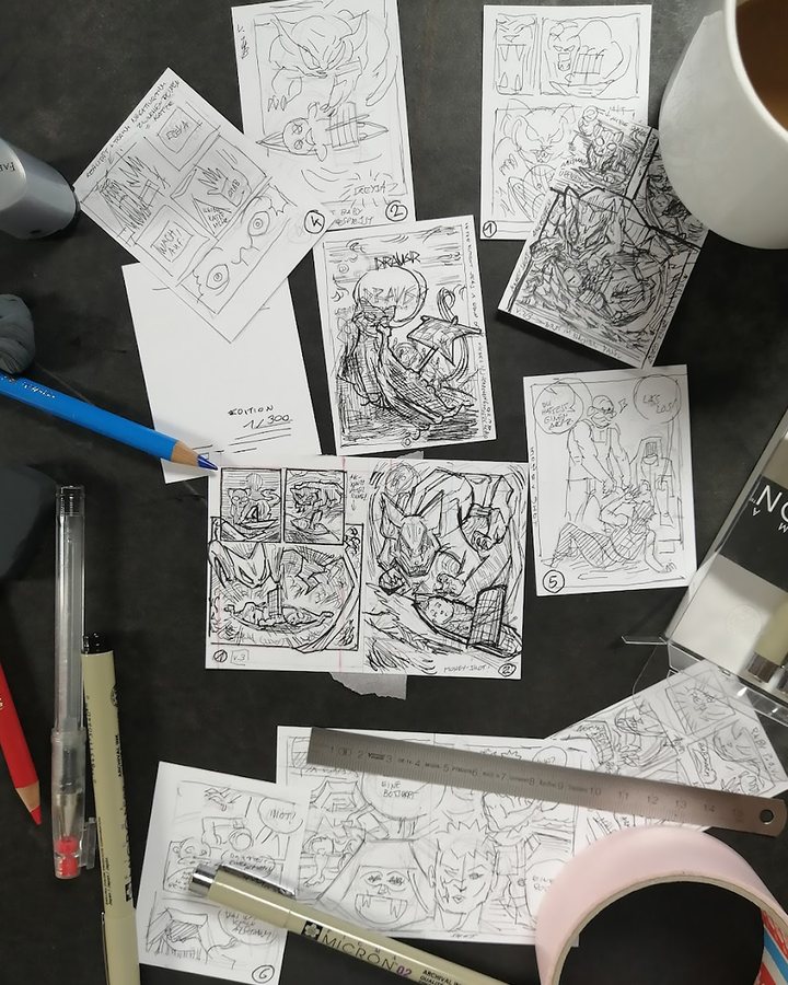 Josef Knoll, DRAUGR, Thumbnails, 2022