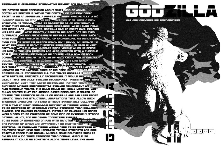 Josef Knoll, Godzilla bei Eingrabungen, 2015