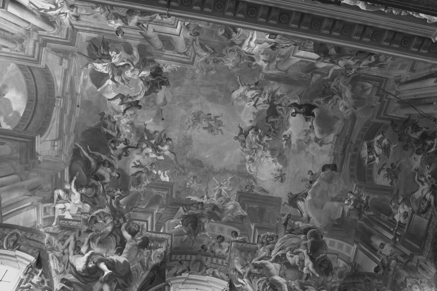 Andrea Pozzo: Deckenfresko in Sant'Ignazio, Rom, 1685 bis 1694