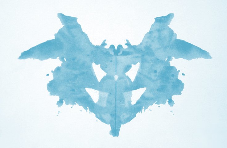 Hermann Rorschach: Tafel I des Formdeutversuchs, 1921