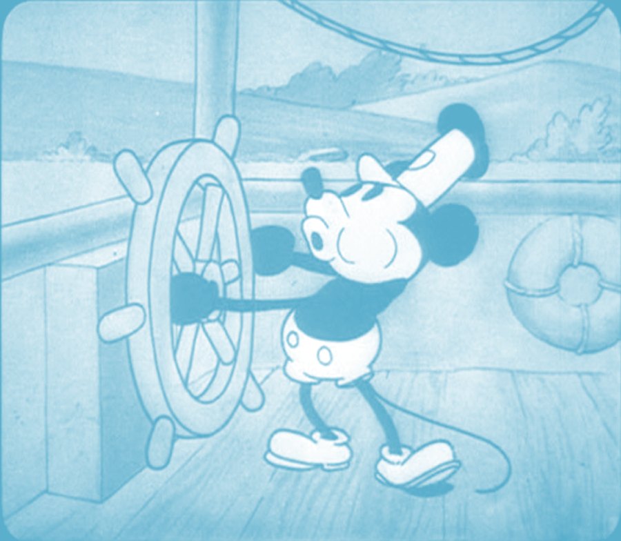 Walt Disney, Ub Iwerks: Steamboat Willie, 1928, Filmstill